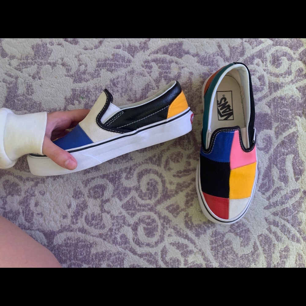 Patchwork Era Vans